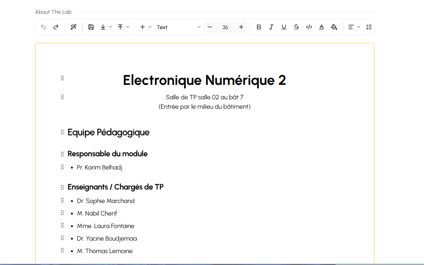 Lab example